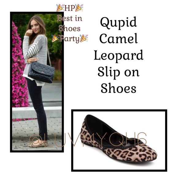 Qupid Leopard Shoes🎉HP🎉 - Picture 1 of 3